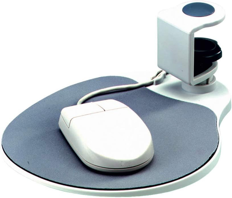 UM003 Mouse Platform under Desk, Sturdy Metal Clamp Fits onto Desks up to 40Mm/1