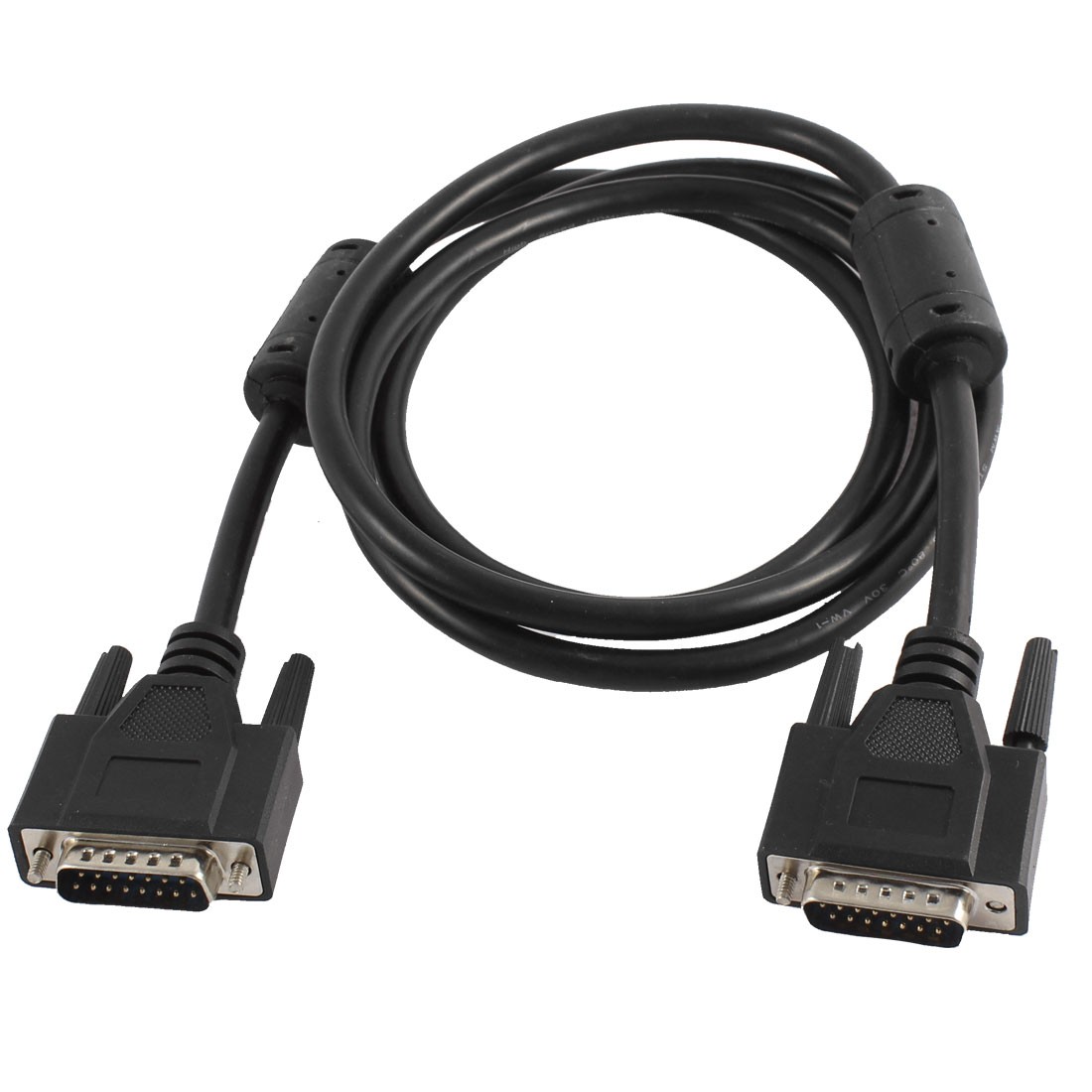 5Ft 1.5M Length DB15 15 Pin Male to Male Monitor Adapter Cable Wire for Laptop
