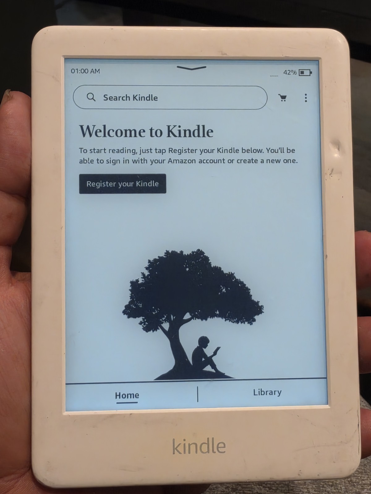 Amazon Kindle J9G29R 10th Gen 8GB - eBook Reader With Backlight - White Code C16
