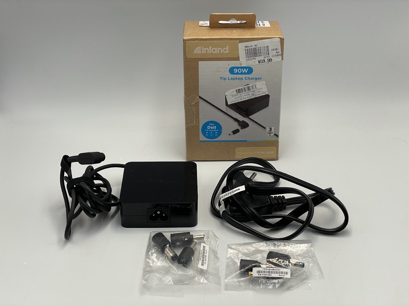 Inland 90W Laptop Power Adapter for Dell Laptop