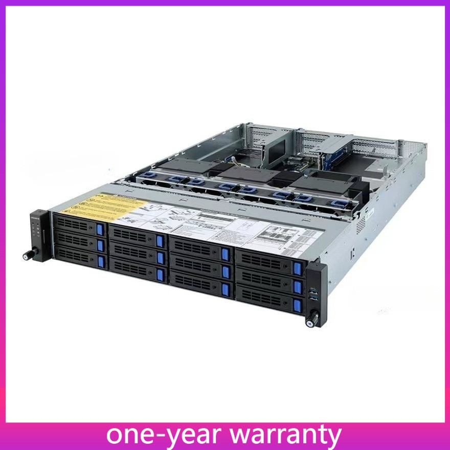 Gigabyte Rack Server R282-Z93 2x EPCY 7542 = 64-Core 12x 3.5" SAS 2x 2000W PSU-