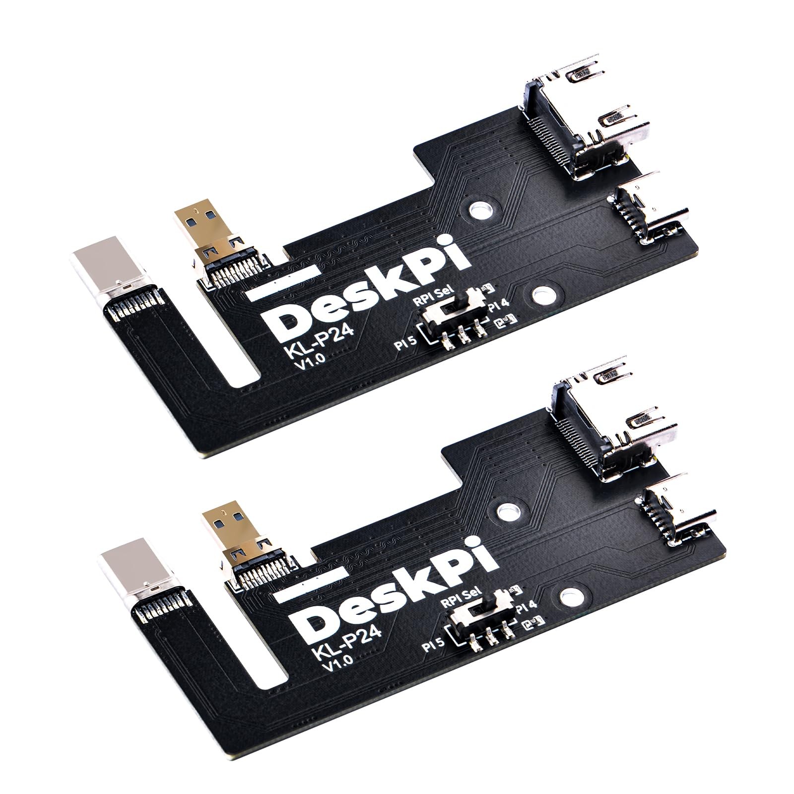 Micro HDMI To HDMI Adapter Board For Raspberry Pi 5 Pi 4B RackMate 1U SBC
