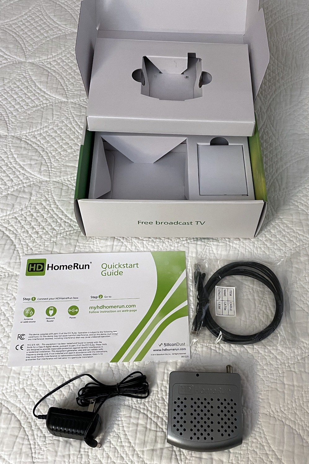 SiliconDust HDHomeRun Connect Broadcast TV Tuner HDHR4-2US