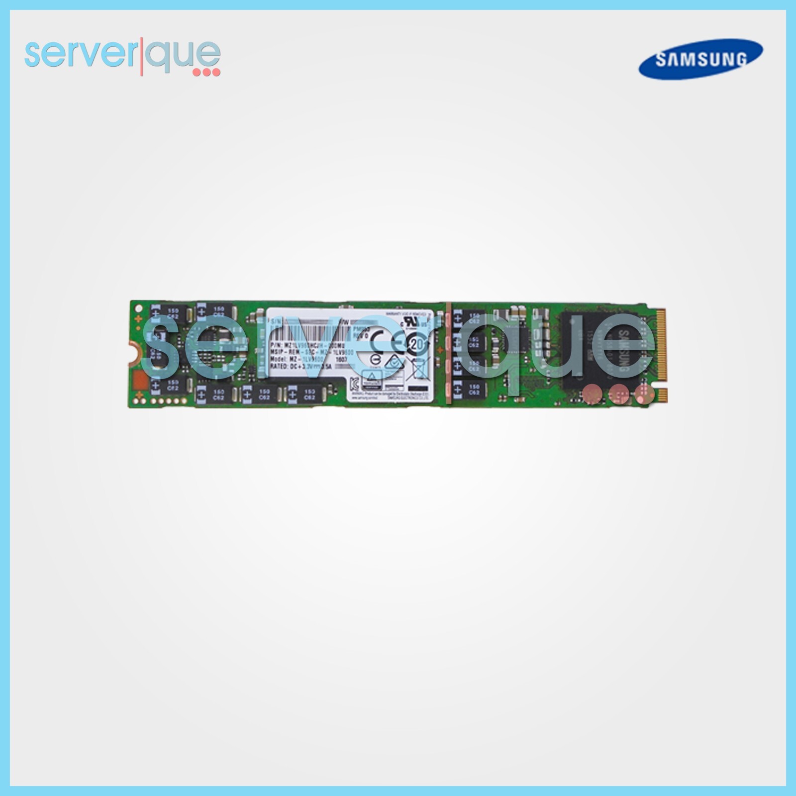 Samsung MZ1LV960HCJH PM953 960GB PCI-e 3.0 x4 NVMe M.2 22110 Solid State Drive