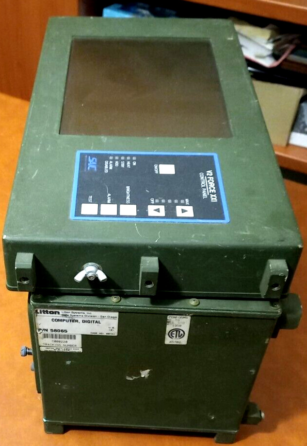 MILITARY COMPUTER LITTON SAIC GULF WAR 1990 US V2 FORCE XXI HMMWV USA RADIO COM