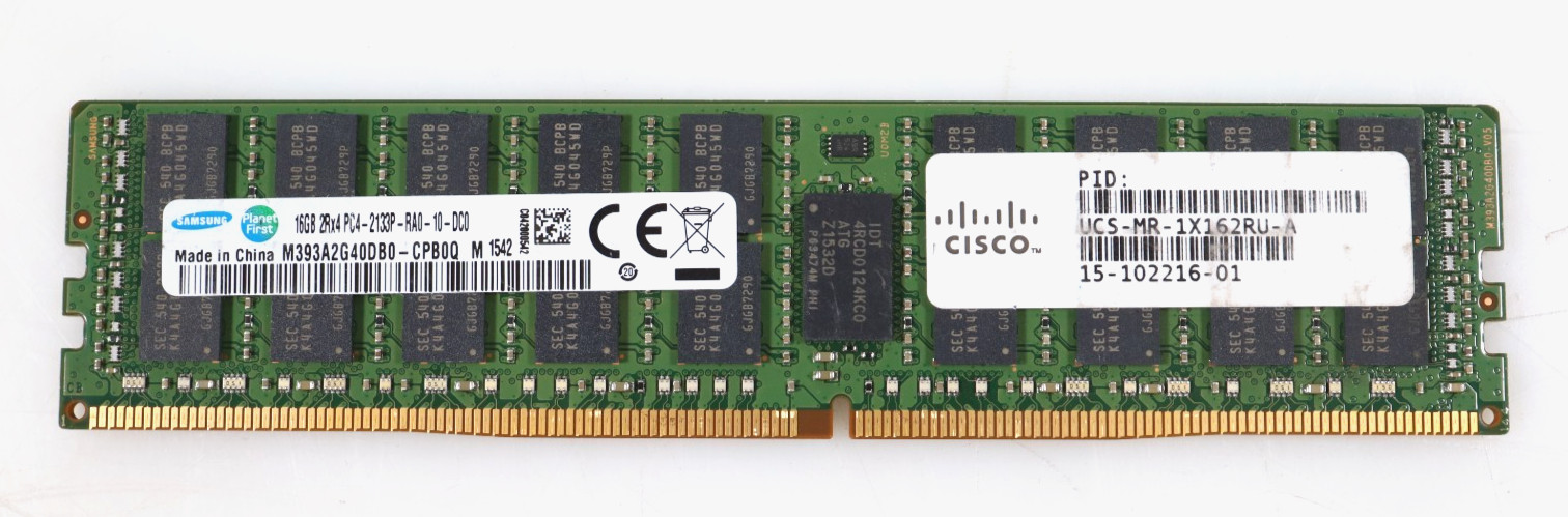 16GB Samsung M393A2G40DB0-CPB DDR4 PC4-2133P RDIMM Server Memory