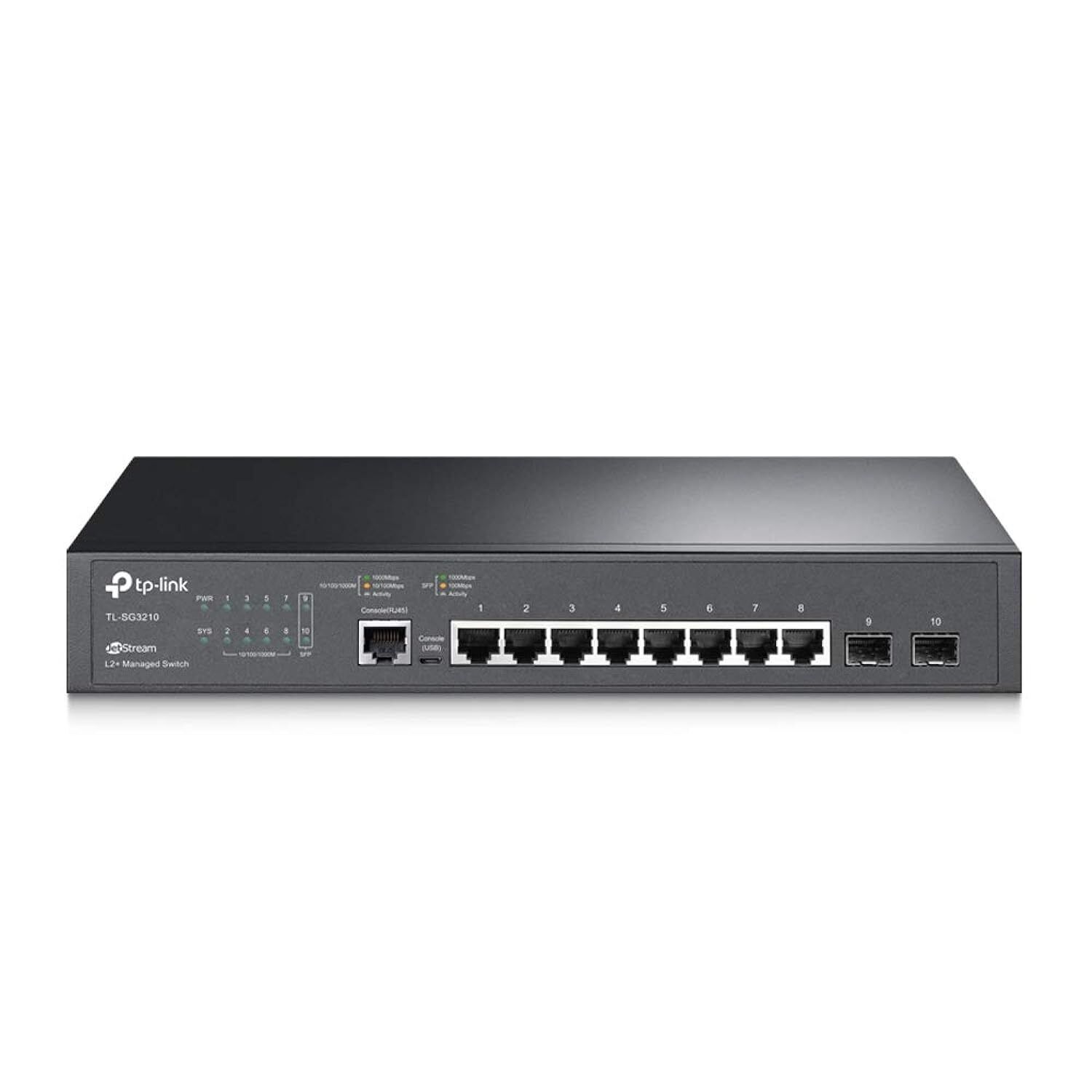 TP-Link TL-SG3210 v3 | 8 Port Gigabit Switch, 2 SFP Slots | Omada SDN Integrat