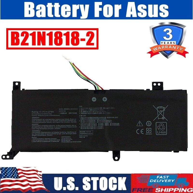 B21N1818-2 C21N1818-2 Battery For Asus VivoBook 14 F412 F412FA A412 X412 R424DA
