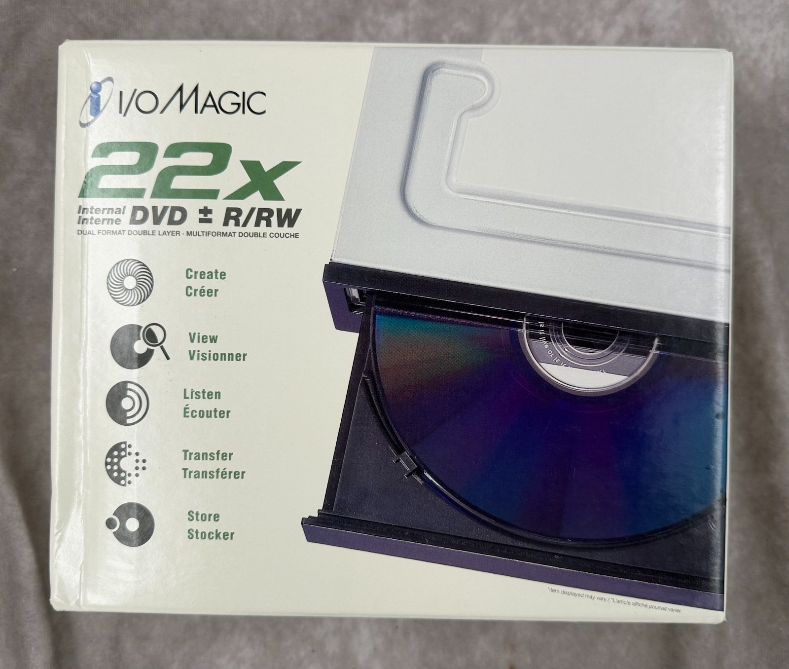 I/O Magic 22x Internal DVD RW Drive Samsung SH-S222 Open Box