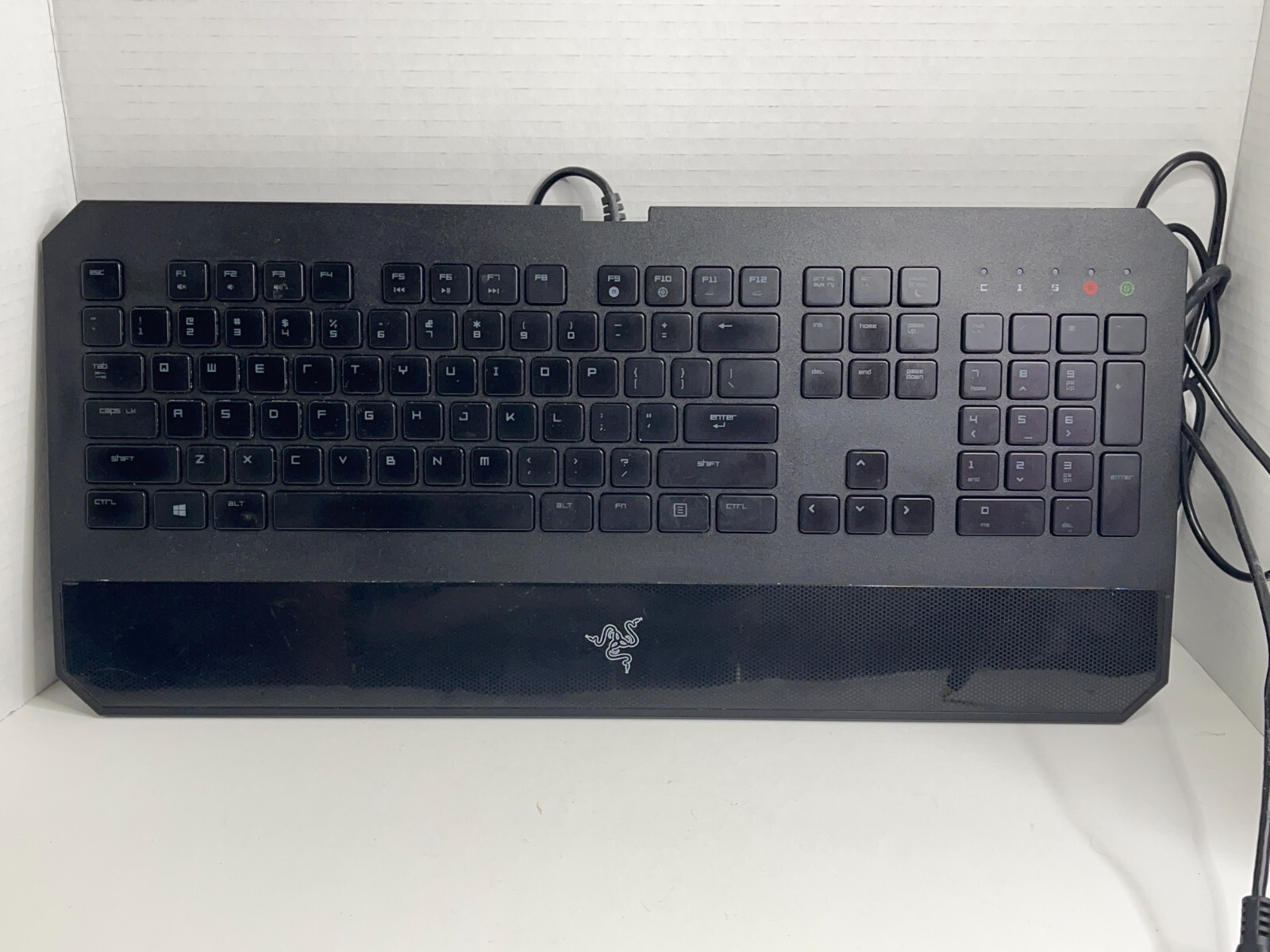 Razer DeathStalker Gaming Keyboard RZ03-00800100-R3U1 – USB Wired – Black – Used