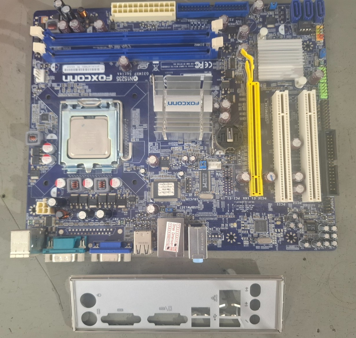 Foxconn G31MXP Socket 775 mATX Motherboard DDR2 PCIe +CPU 2180