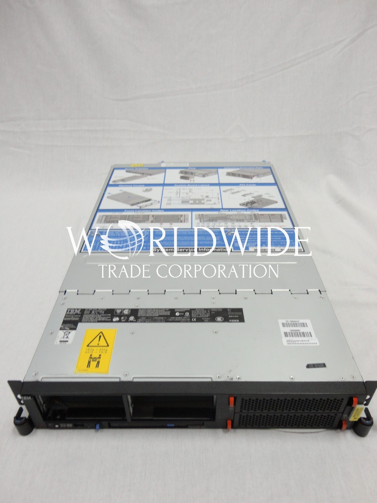IBM 9110 51A ,1.65GHz 4-Core POWER5+ Processor, 32GB mem, 73.4GB HD, DVD, rails 