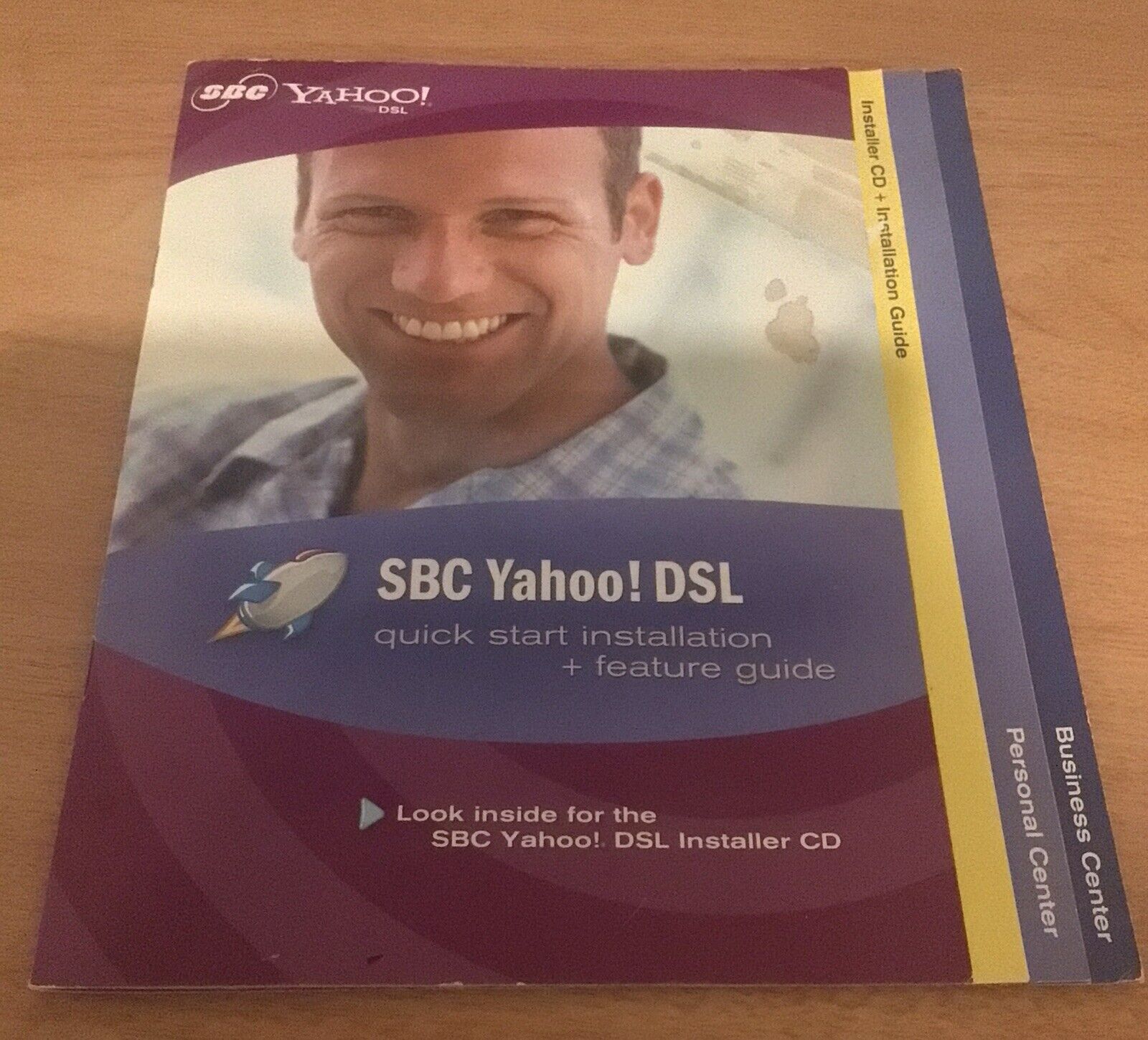 SBC Yahoo DSL Installer Version 4.00-ACS2W SBCY32470227 CD & Installation Guide