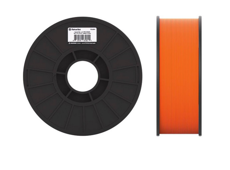 MakerBot Tough Precision Filament Method 3D Printer Safety Orange 375-0041A