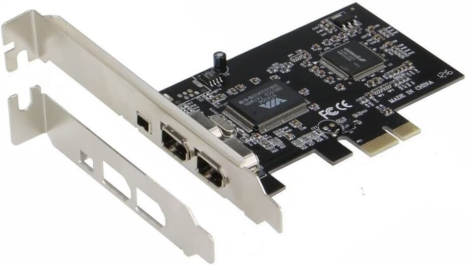 PCIe (PCI Express) 3 Ports 1394A (Firewire) Adapter Card