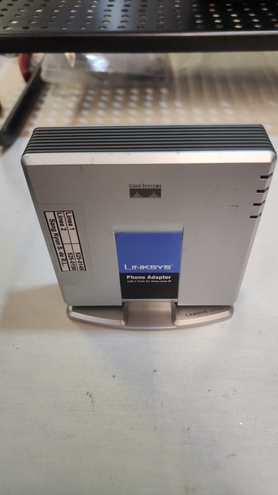 Linksys PAP2T 2 Port VoIP Phone Adapter ATA SIP Voice Gateway with Power Supply