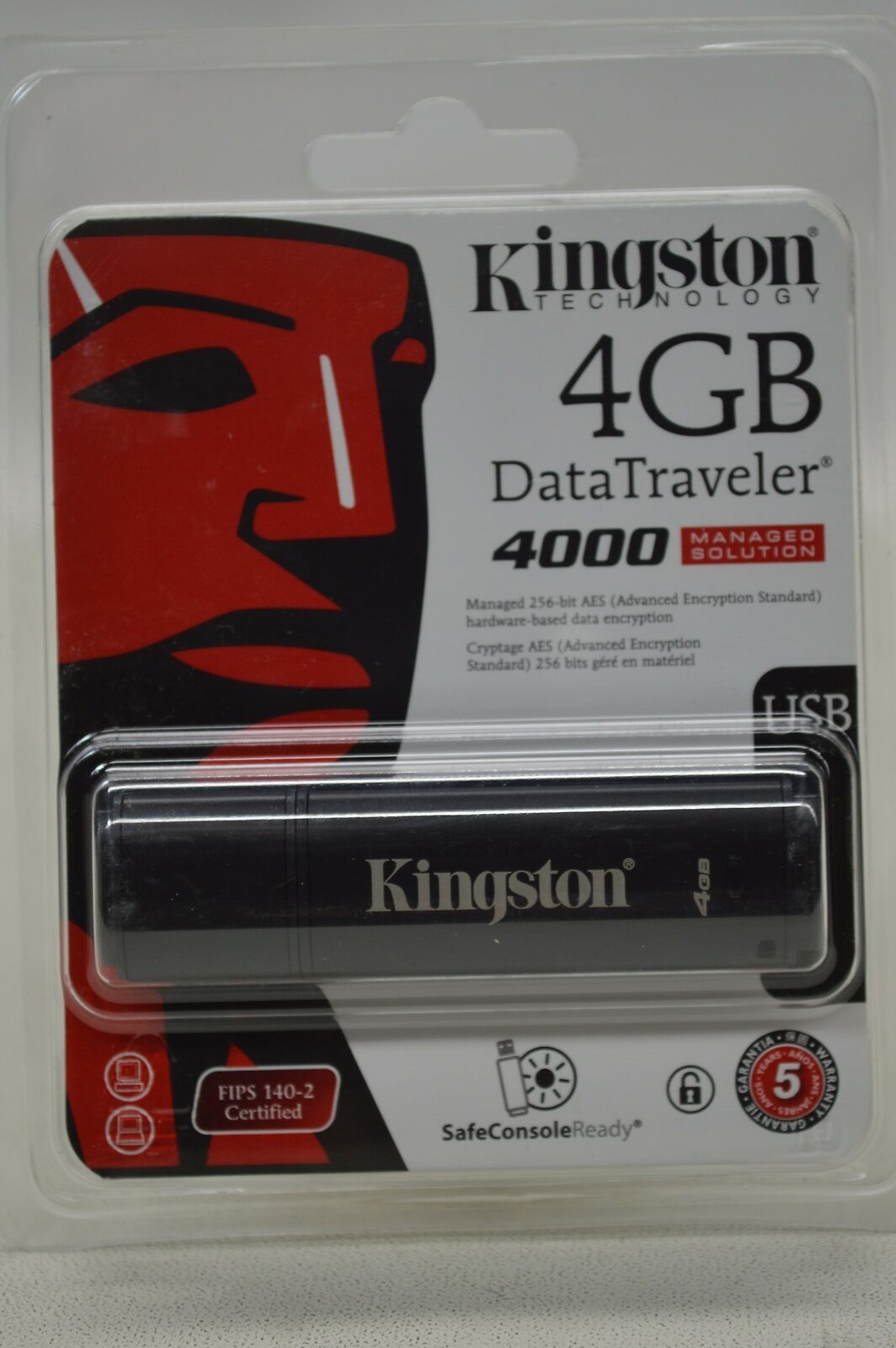 Kingston 4GB Thumb Drive Data Traveler 4000 *New Unused*