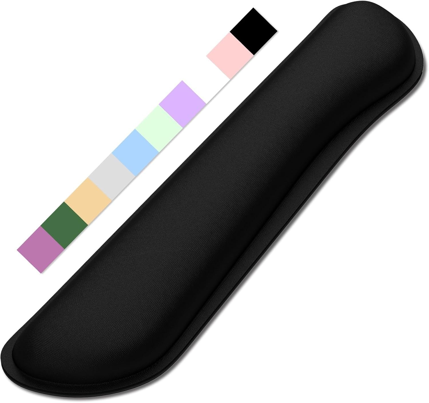 Dapesuom Enlarge Keyboard Wrist Rest, Cute Memory 17 x 3.6 x 1 inches Jet Black
