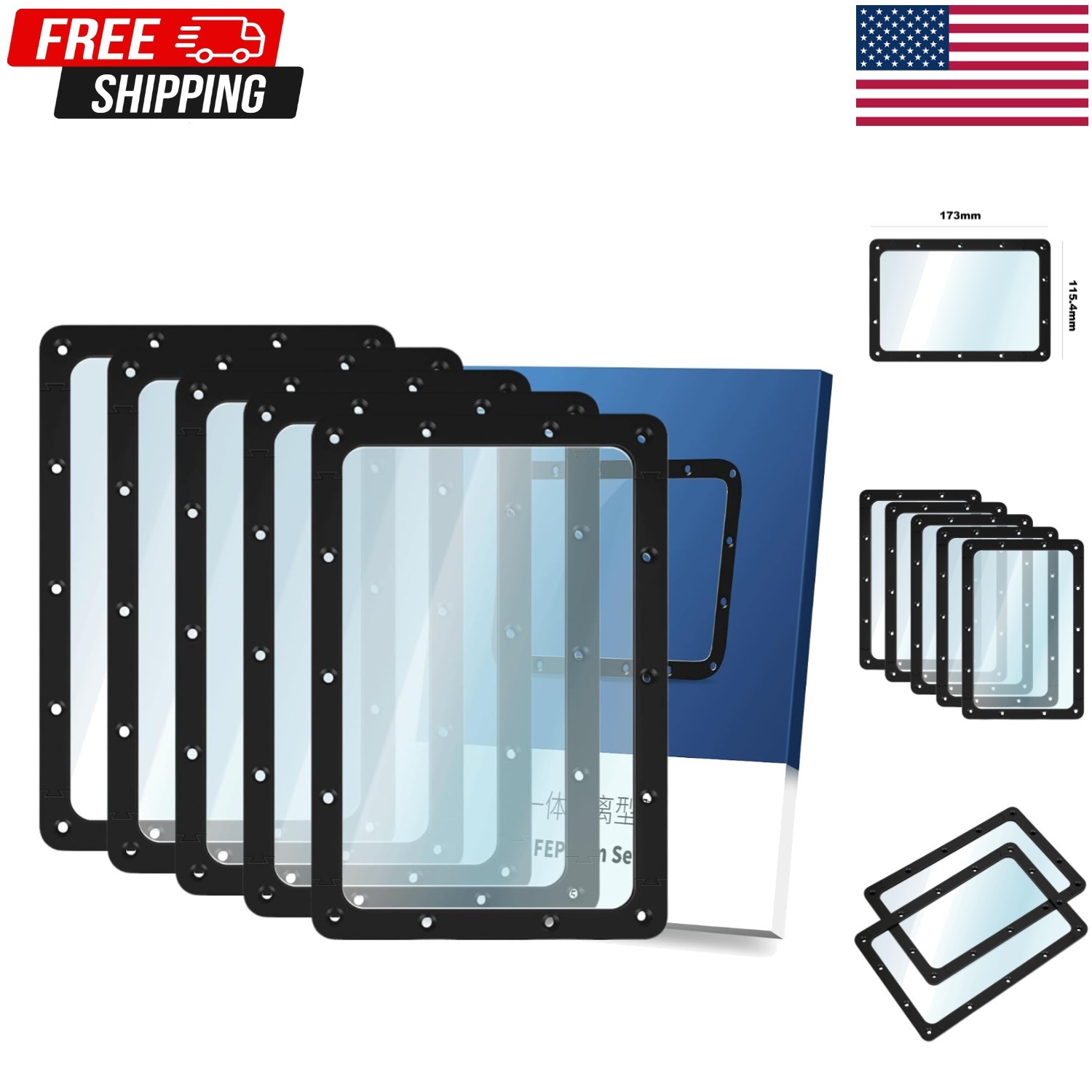 5PCS FEP Release Films for Anycubic Photon Mono/Mono 4K/Ultra/D2, Pre-Installed