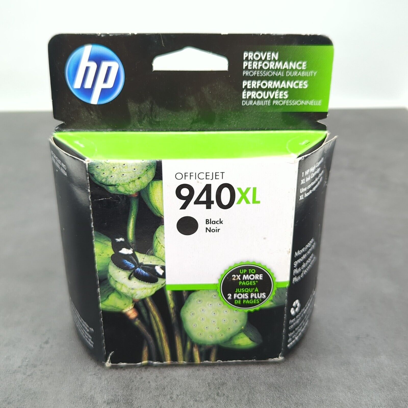 Genuine HP Office Jet 940 XL High Yield Black Ink Cartridge exp 11/17 NEW SEALED