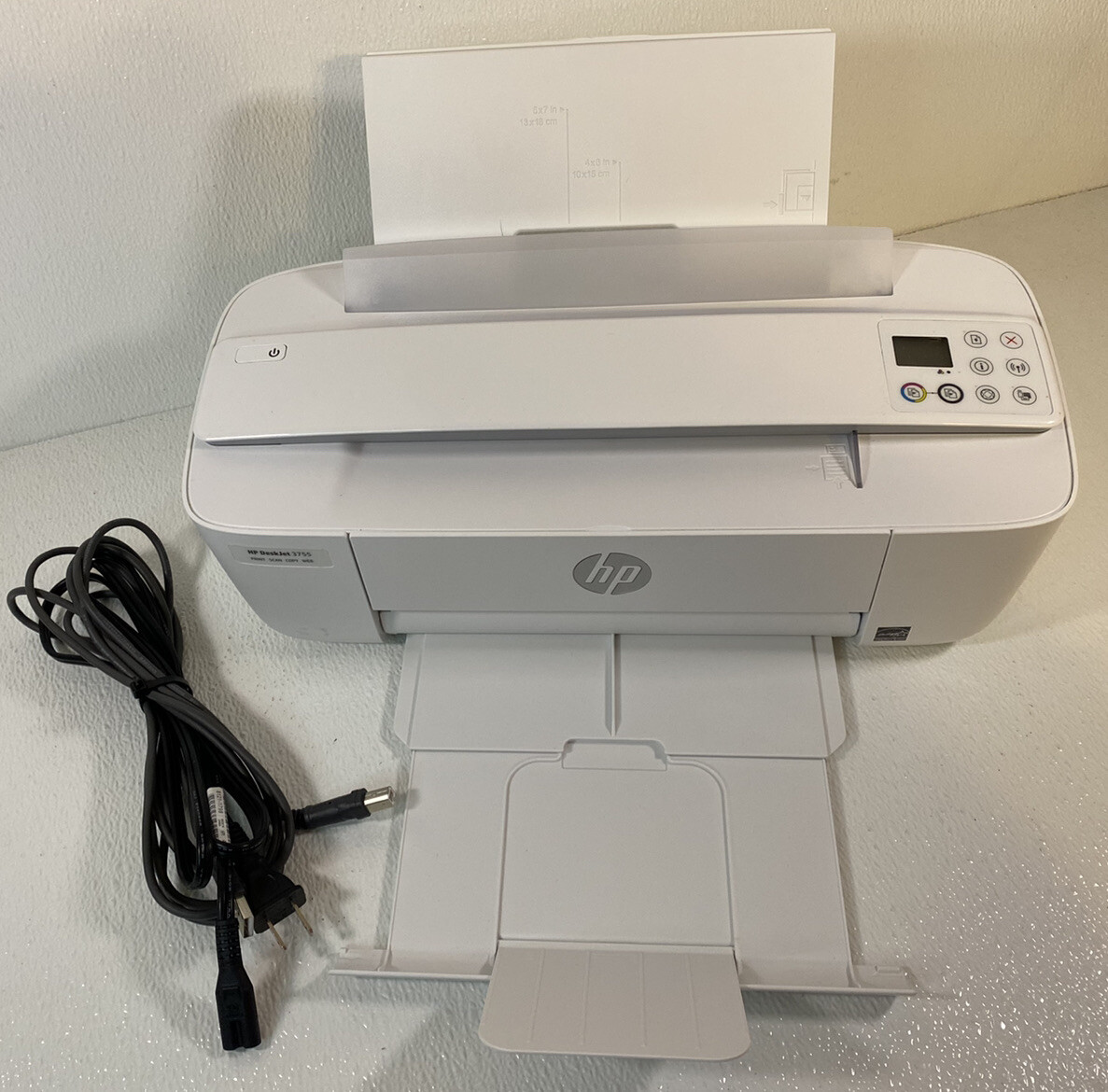 HP DeskJet 3755 All-in-One Printer | Print, Copy, Scan | Stone Gray Tested