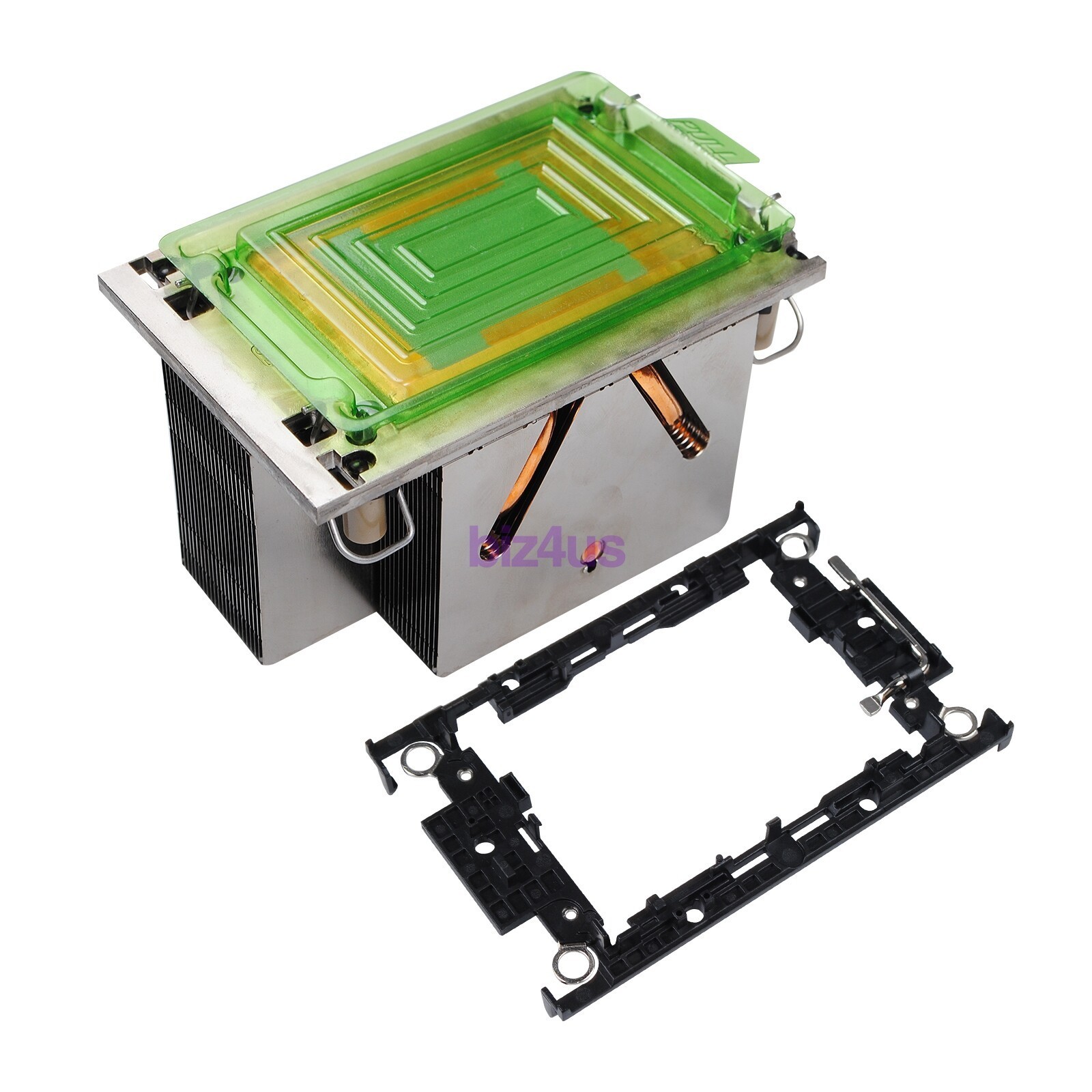 New For Dell R750 R750XS 2U Heatsink 08F34X 8F34X w/ Cage CPU Holder US Ship