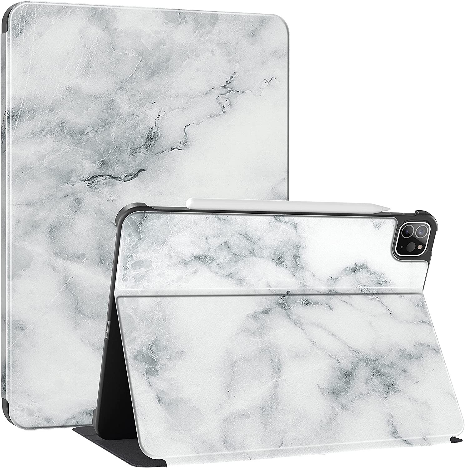 Soke Case for New iPad Pro 11 2021, Lightweight Premium Leather Folio Stand Case