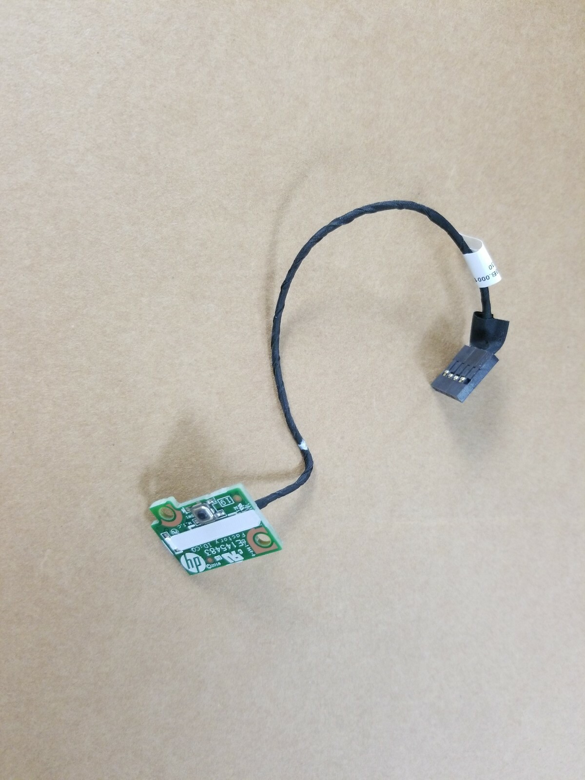HP 590-P L24320-001 L24318 Power Button Board Cable 350.0A80B.0001 4 Pin E145483