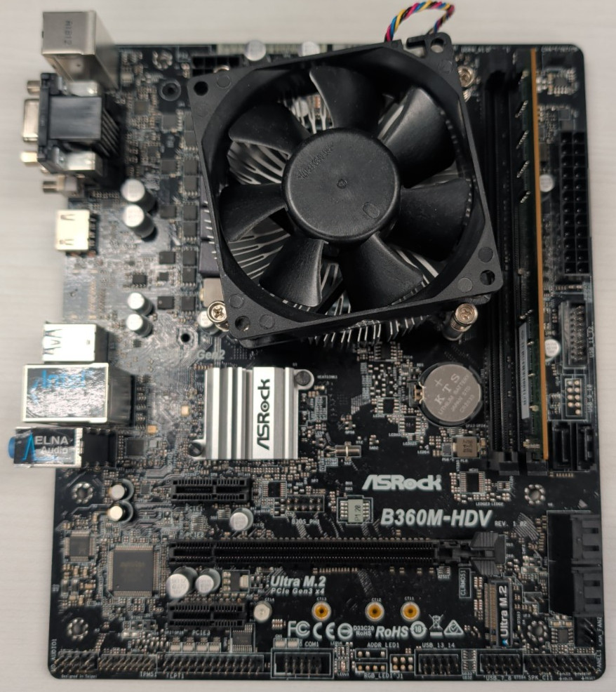 Asrock B360M-HDV Micro-ATX  i5-8400 CPU 8GB RAM *TESTED WORKING*