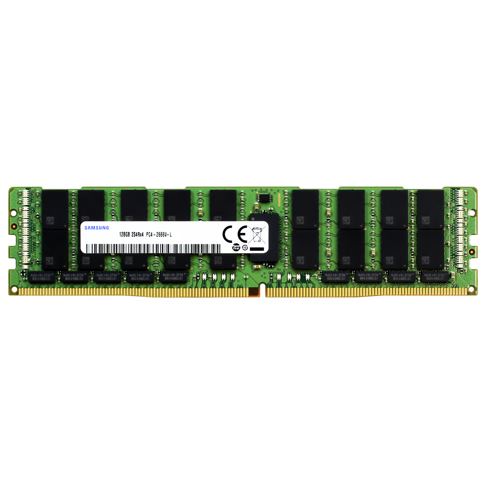 Samsung 128GB 2S4Rx4 PC4-2666V LRDIMM 21300 Server Memory RAM (M386AAK40B40-CWD)