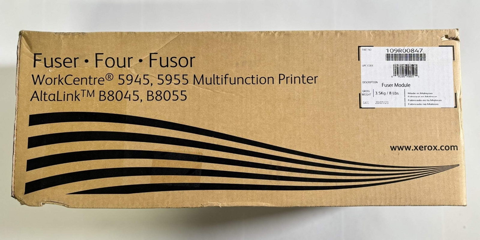 OEM Xerox WorkCentre 5945,5955,B8045,B8055 Fuser Module 109R00847 (109R847)