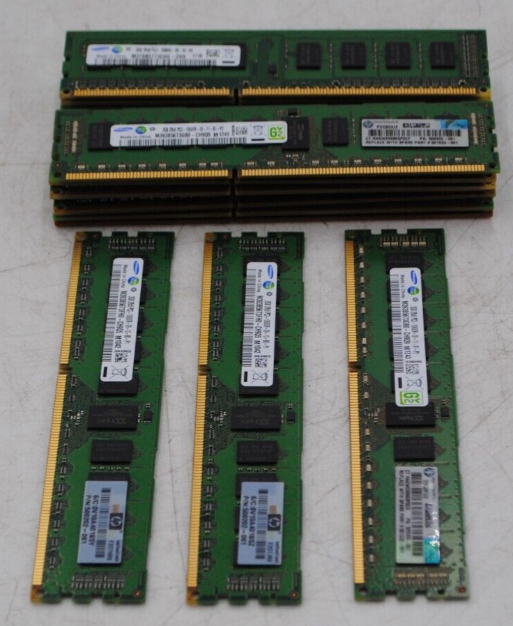 (Lot of 17)SAMSUNG M393B5673FH0-CH9 PC3 2GB 2RX8  10600 Memory