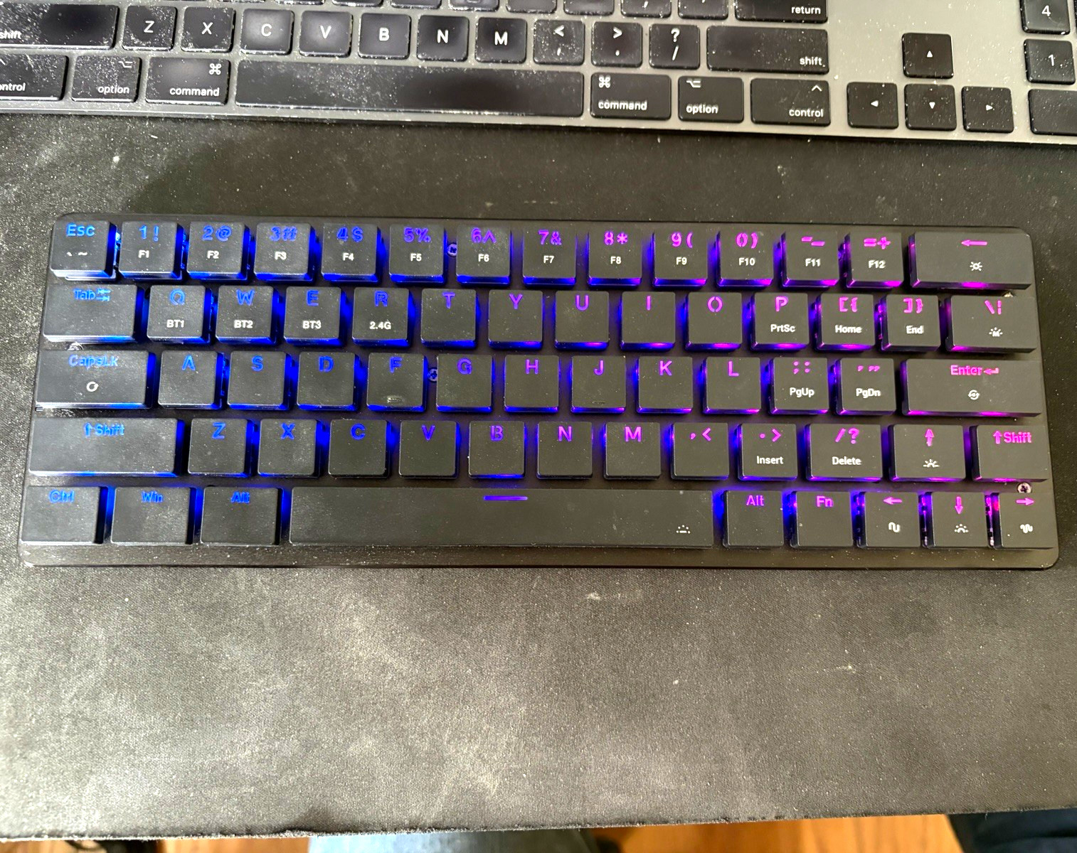 Redragon Elise Pro Low-Profile 63-Key Mechanical Wireless RGB Keyboard Black
