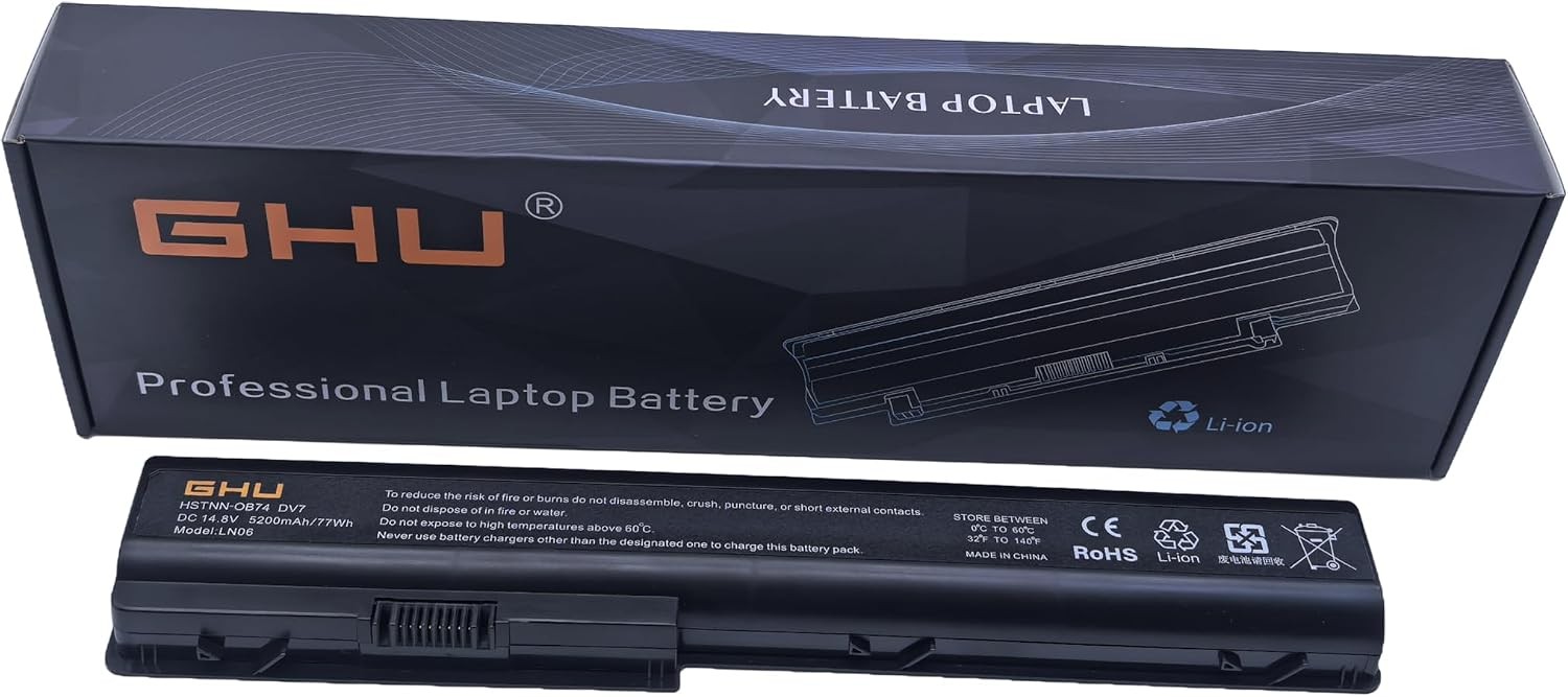 GA08 77Wh Battery Replacement for HP Pavilion DV7 Compatible with 480385 001