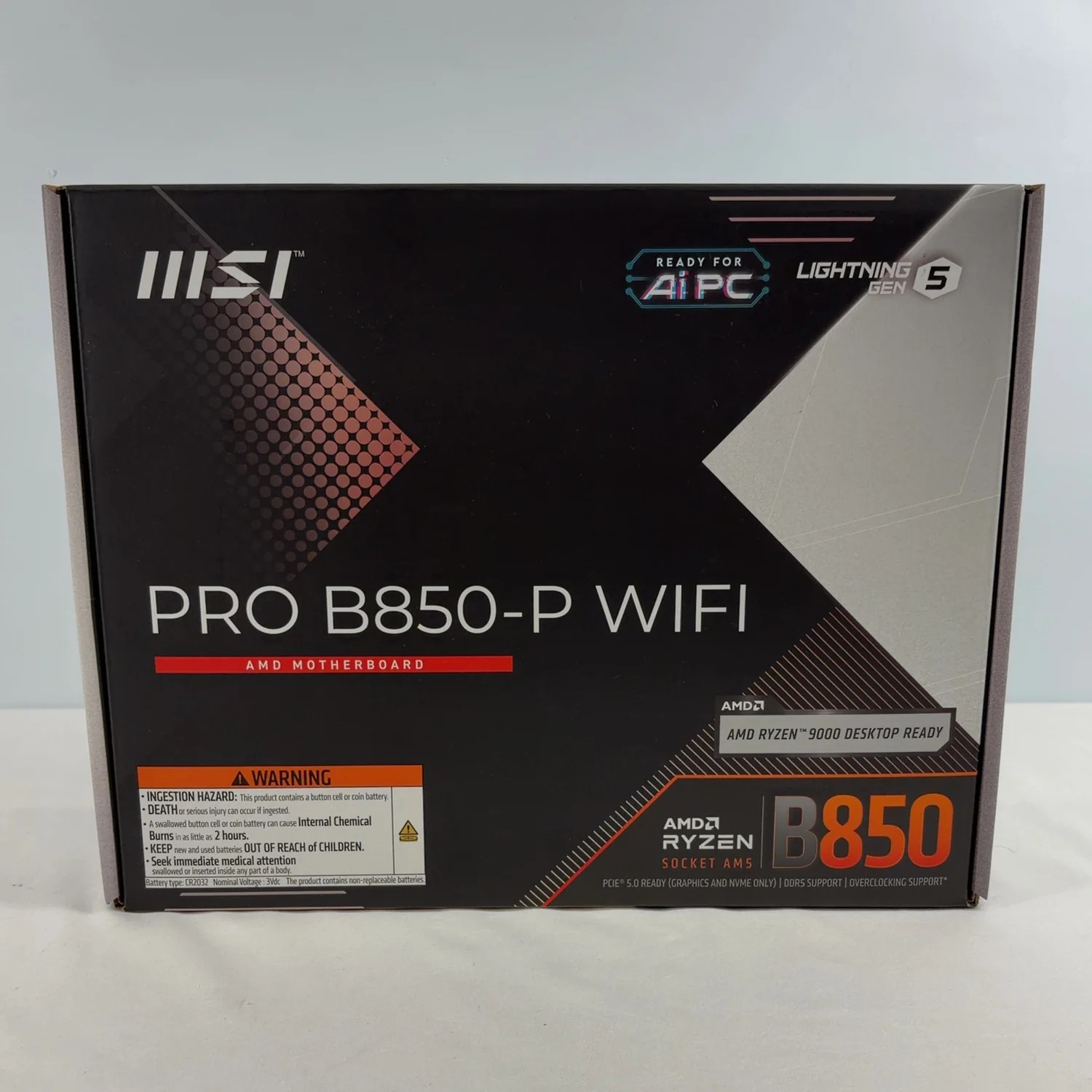 New MSi Pro B850-P WIFI AM5 ATX AMD DDR5 Motherboard