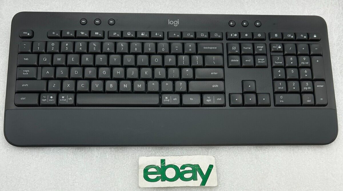 Logitech Signature K650 Wireless/ BT Comfort Keyboard NO DONGLE - Gray  FREE S\H