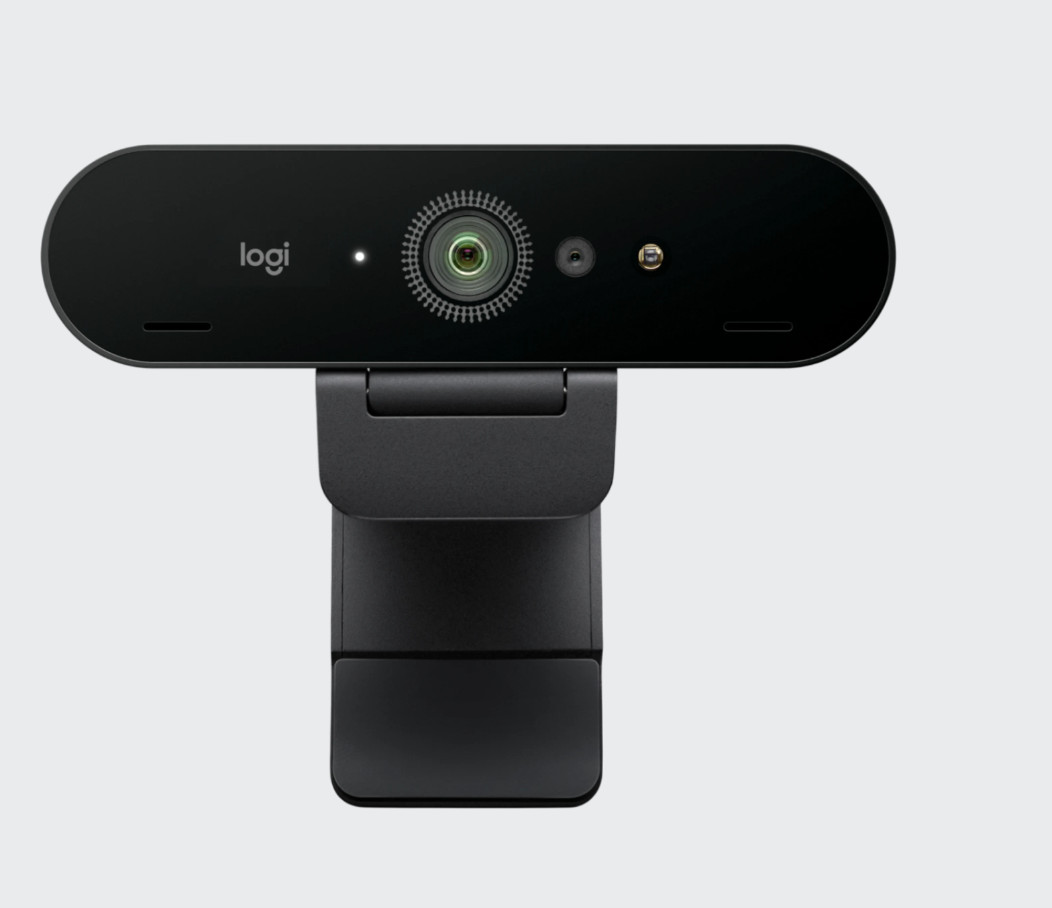 Logitech Brio 4K Webcam - HDR and Active Noise Cancelling Microphone