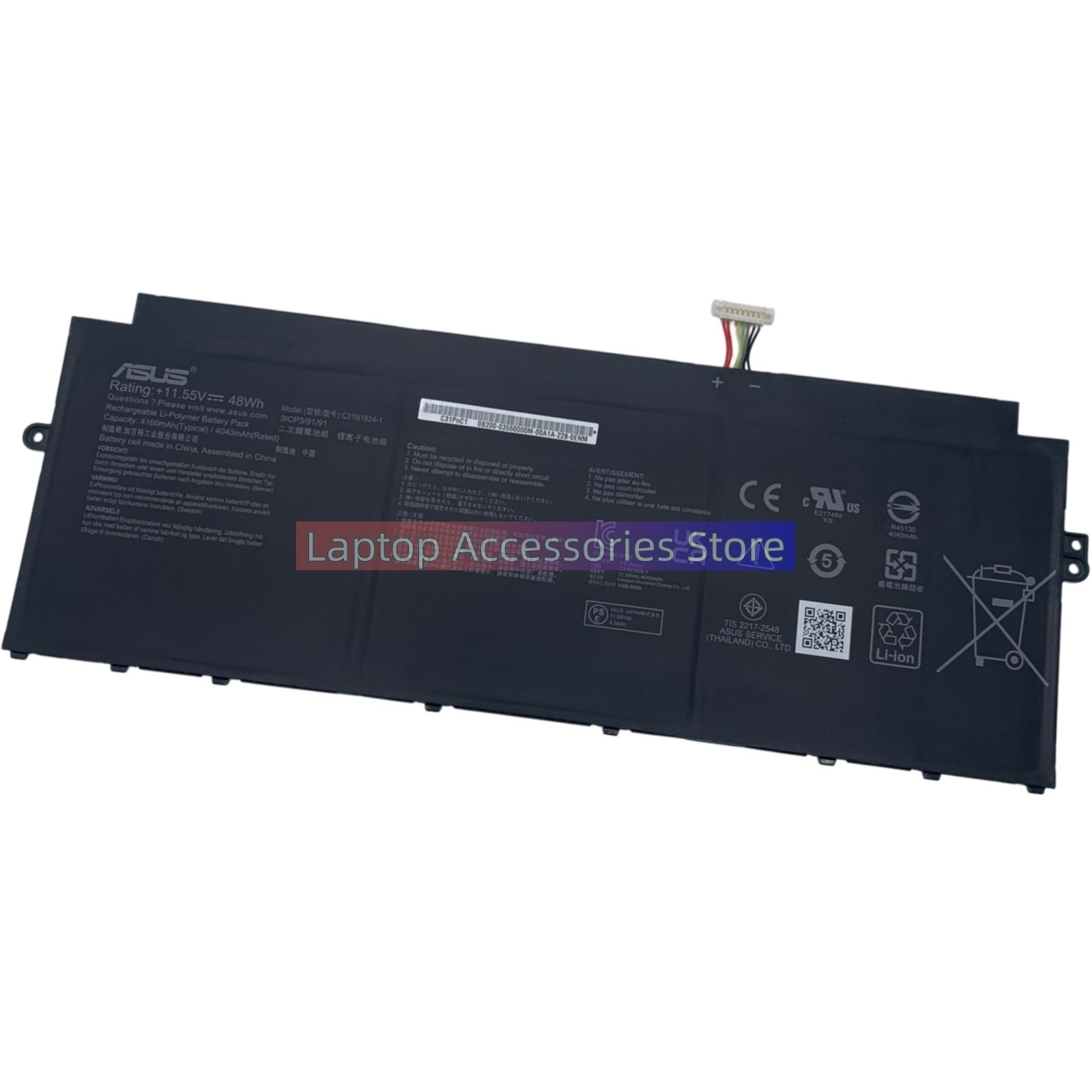 Genuine C31N1824-1 48Wh Battery for ASUS Chromebook Flip C425TA C433TA C433TA-1A