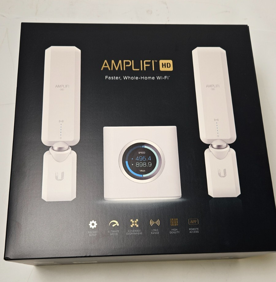 AmpliFi HD WiFi System Ubiquiti Labs Seamless Whole Home Wireless