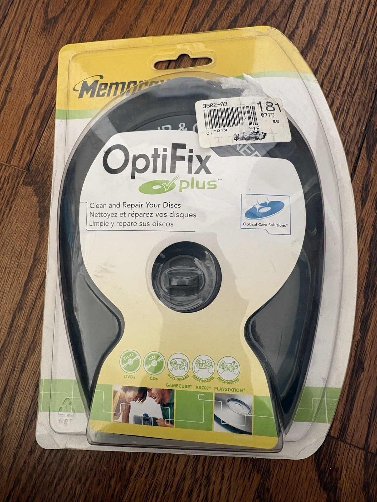 Memorex Optifix PLUS CD DVD Video Game Repair and Cleaner