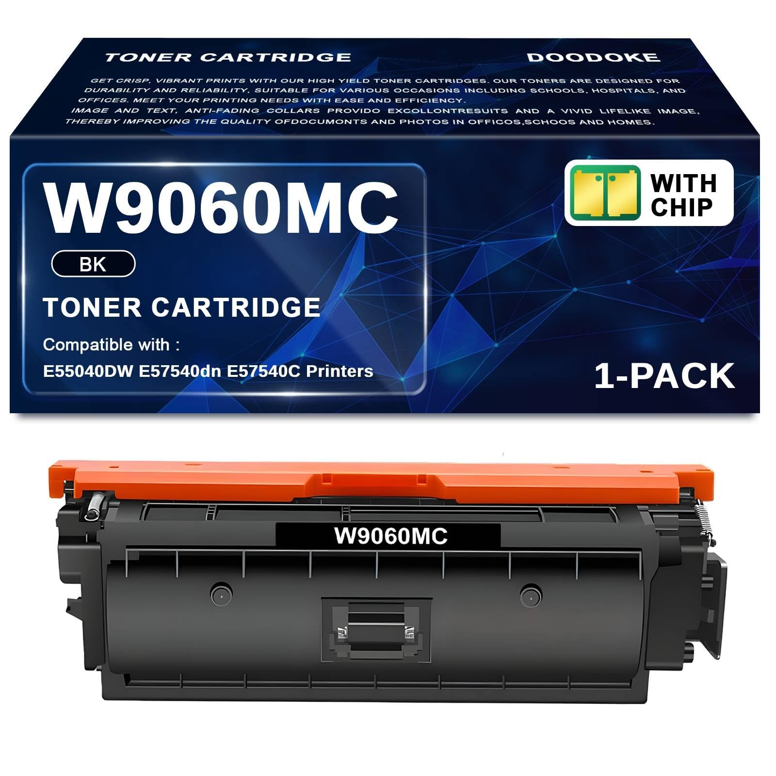W9060MC Black Toner Cartridge Compatible for HP Managed E55040DW E57540dn