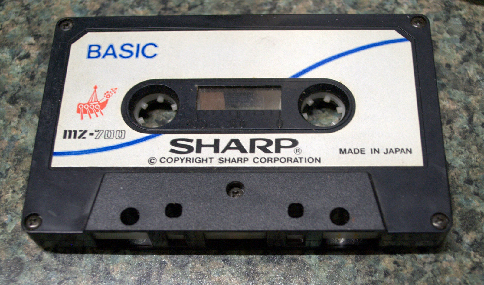 Vintage Sharp MZ-700 BASIC Cassette ships Worldwide