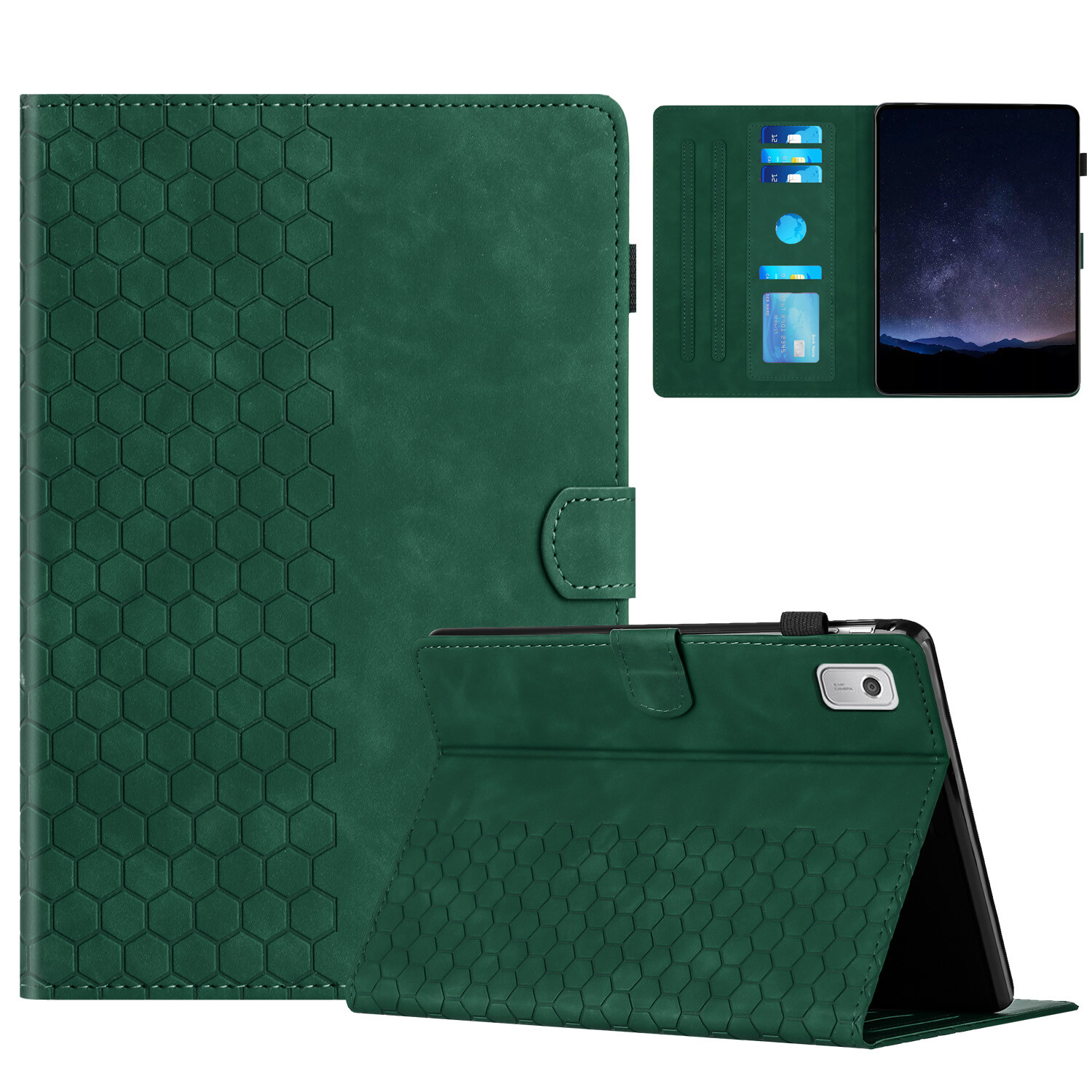 Embossed Flip PU Leather Tablet Cover For Lenovo Tab P11 Gen 2/M9/M11/M10+/M10