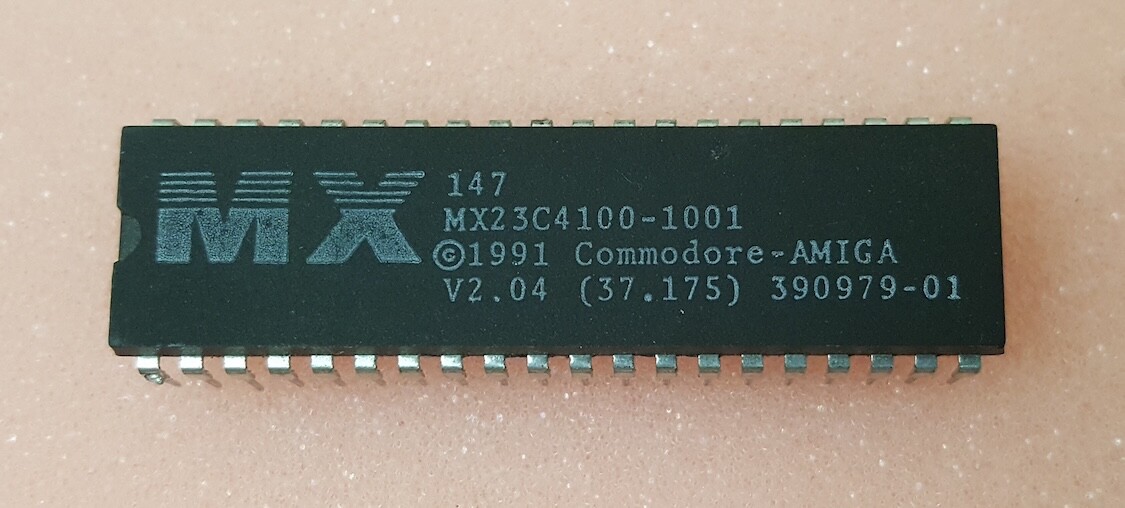 Original v2.04 37.175 MX Kickstart ROM Commodore Amiga 500 2000 2000HD 390979-01