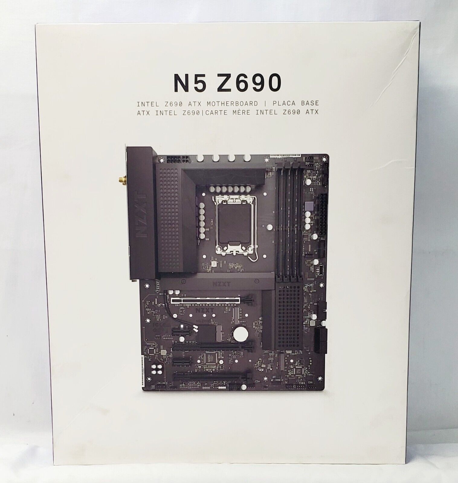 NZXT N5-Z69XT-B1 Desktop Motherboard - Intel Z690 Chipset - Socket LGA-1700 -