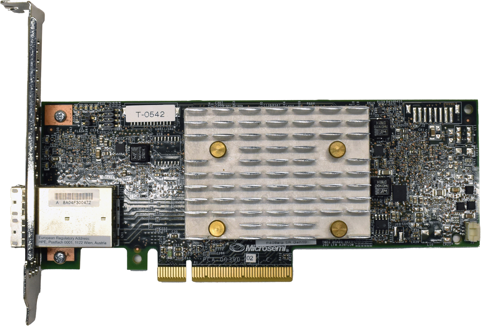 HPE Smart Array P408e-p SR Gen10i RAID Controller PCI-E x8 4GB SP#: 836270-001
