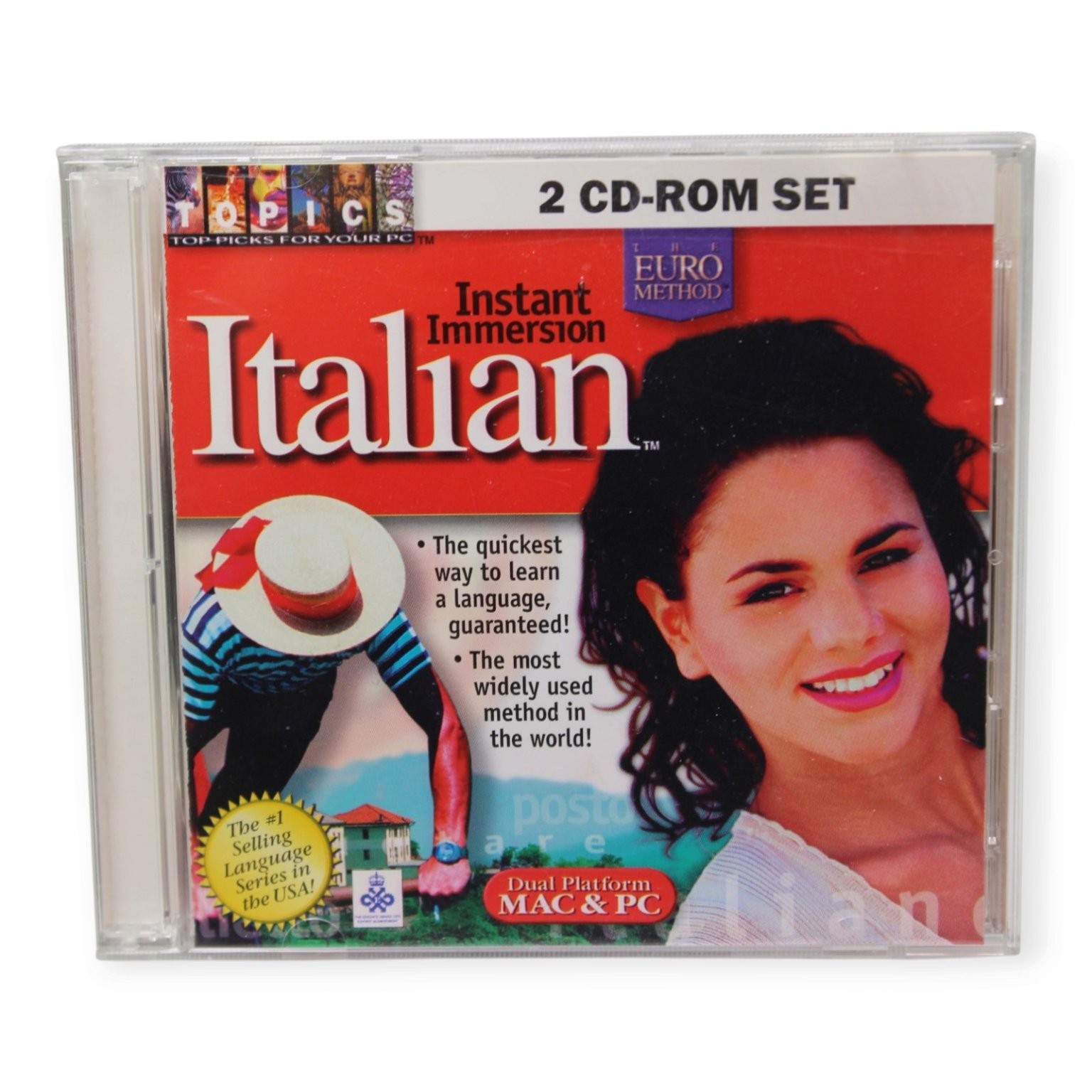 Instant Immersion Italian 2 Cd-rom Set Language Learning Software MAC & PC