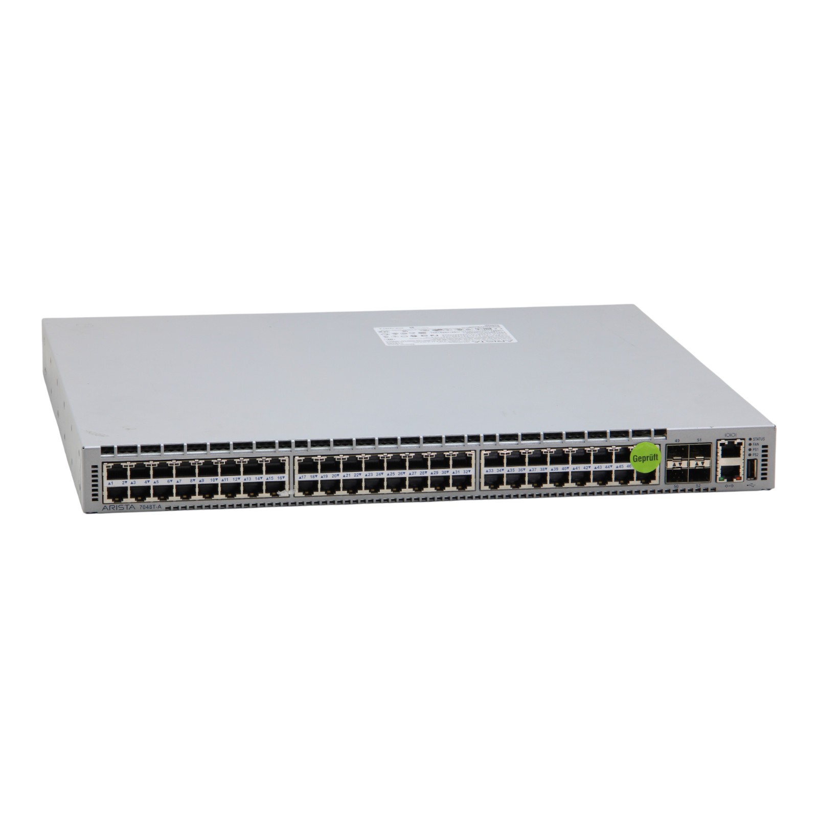 Arista DCS-7048T-A 48-Port RJ-45 4x 10G SFP+ Gigabit Managed Switch or Rack Ears