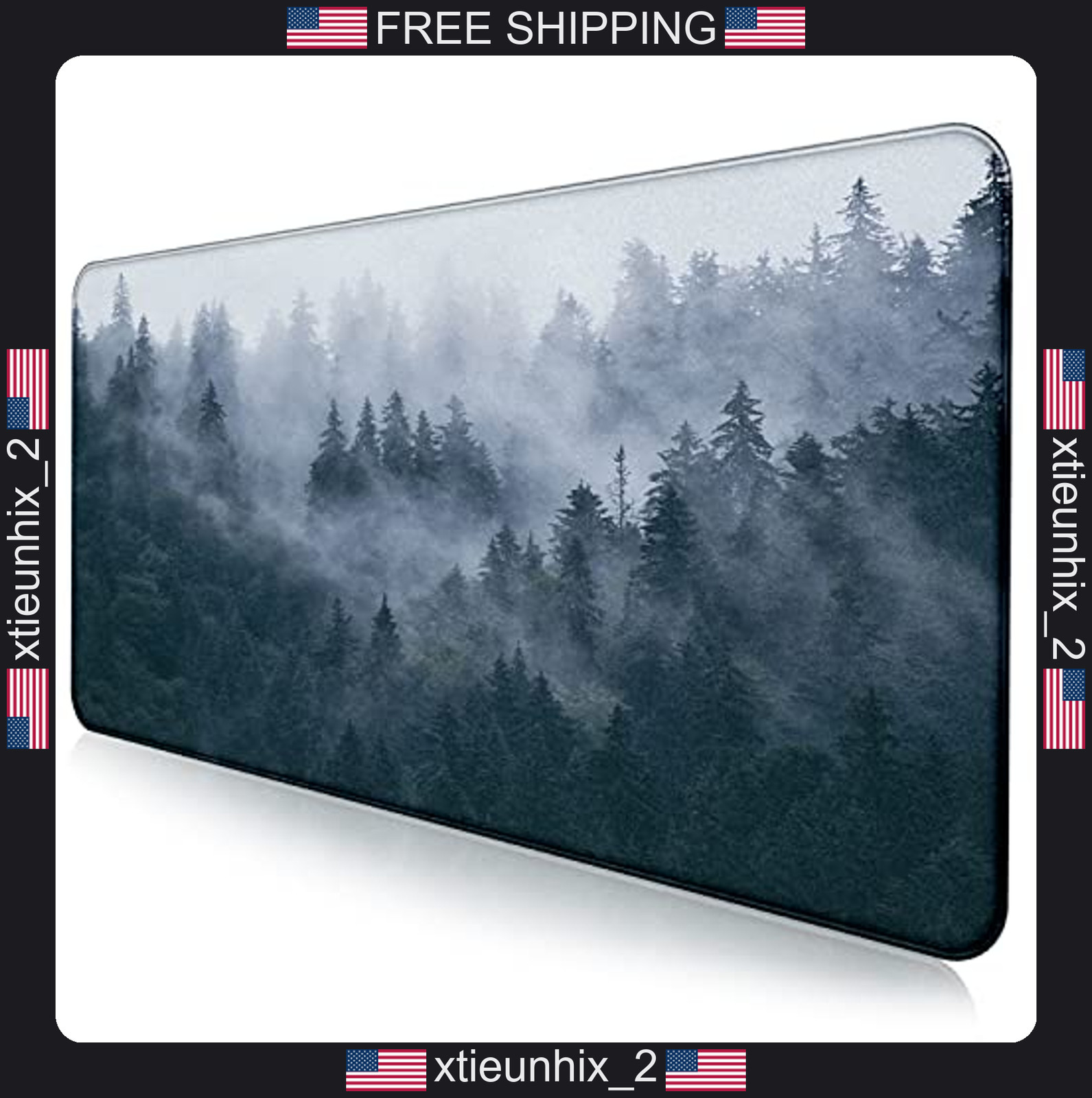 Extended Mouse Pad 35.4x15.7 inches Non Slip Waterproof Desk Mat