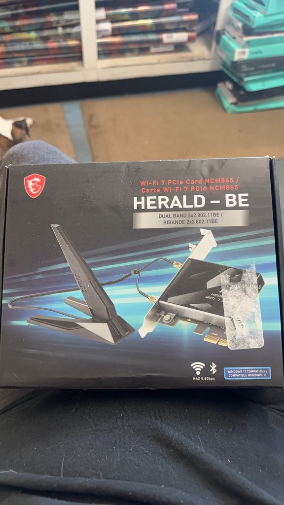 MSI Herald-BE Wi-Fi 7 PCIe Card NCM865